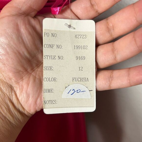 NWT Da Vinci Elegant Pink Evening Gown Size 12 - Picture 6 of 7